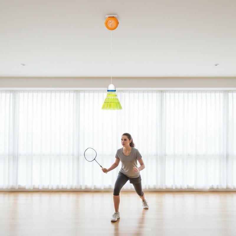 Automatic Retractable Badminto - Badminton Equipment ulasan dan harga
