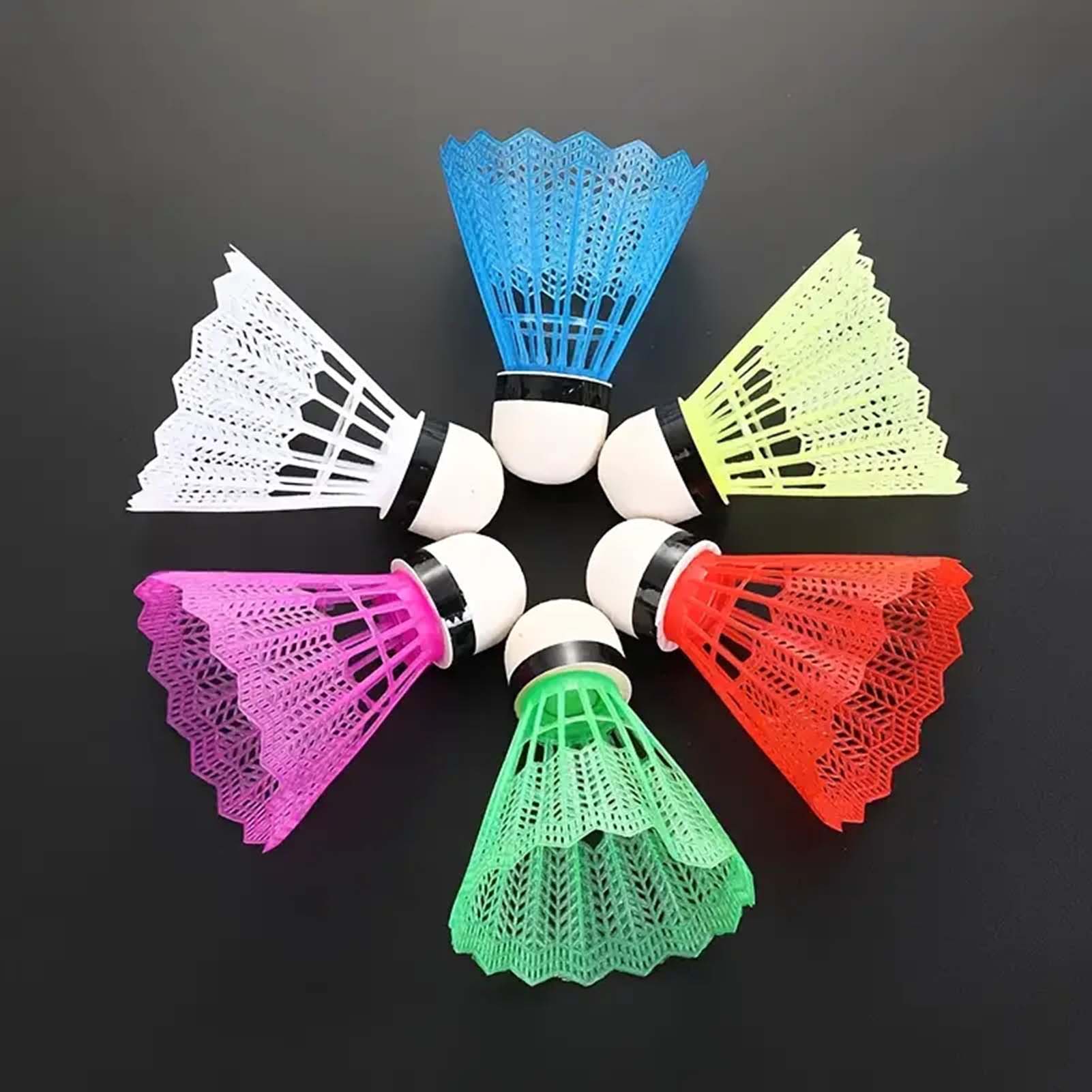 12Pcs Badminton Plastic White  - Badminton Fun Game ulasan dan harga