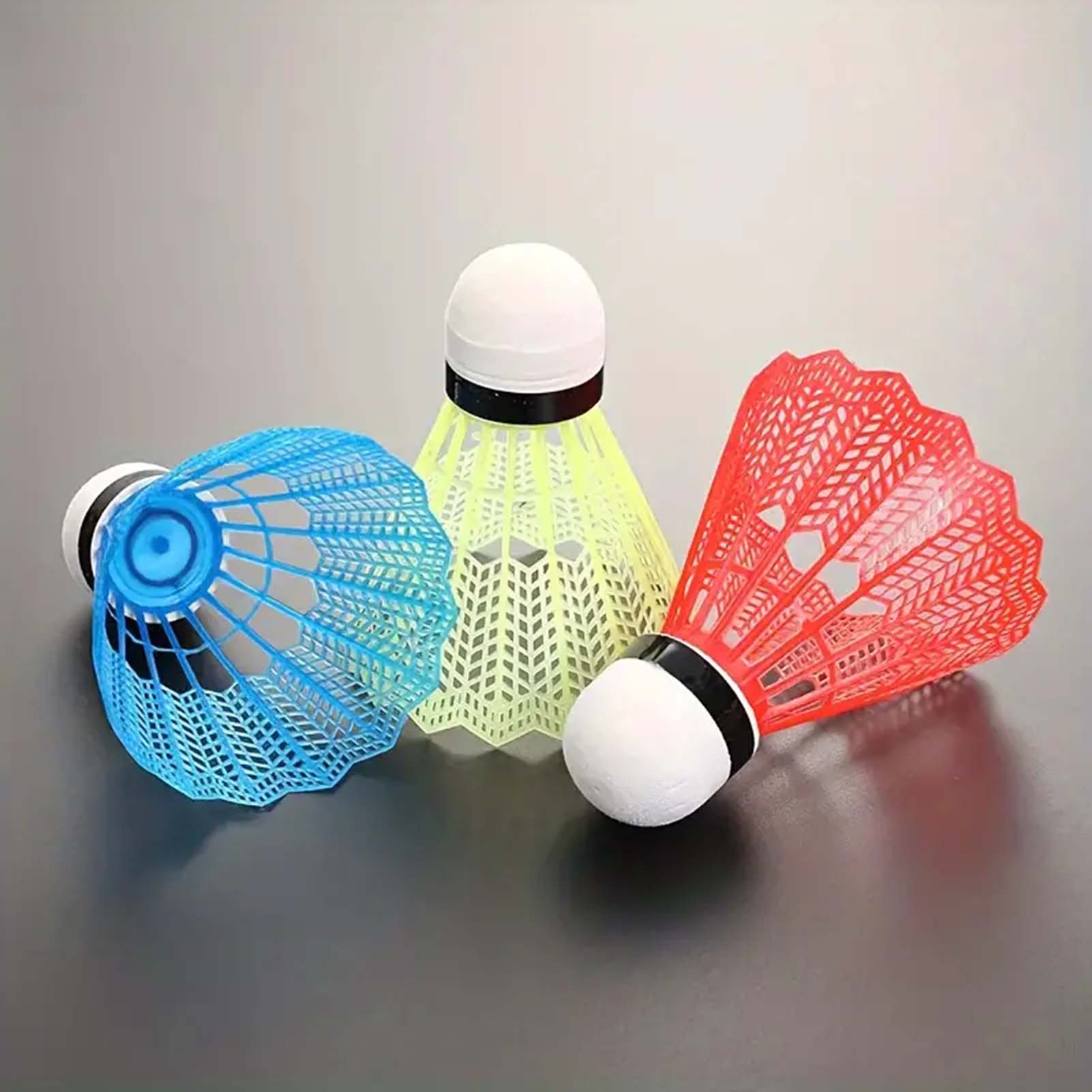 12Pcs Badminton Plastic White  - Badminton Fun Game ulasan dan harga