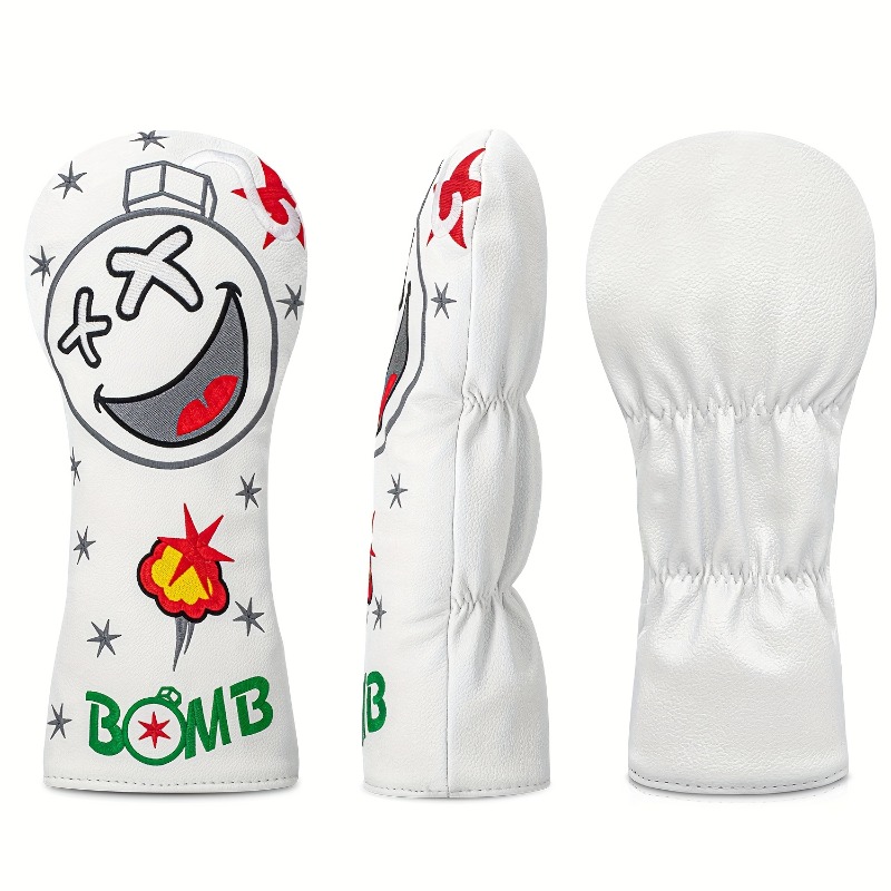 Golf Club Head Cover - White,  - Badminton Club ulasan dan harga