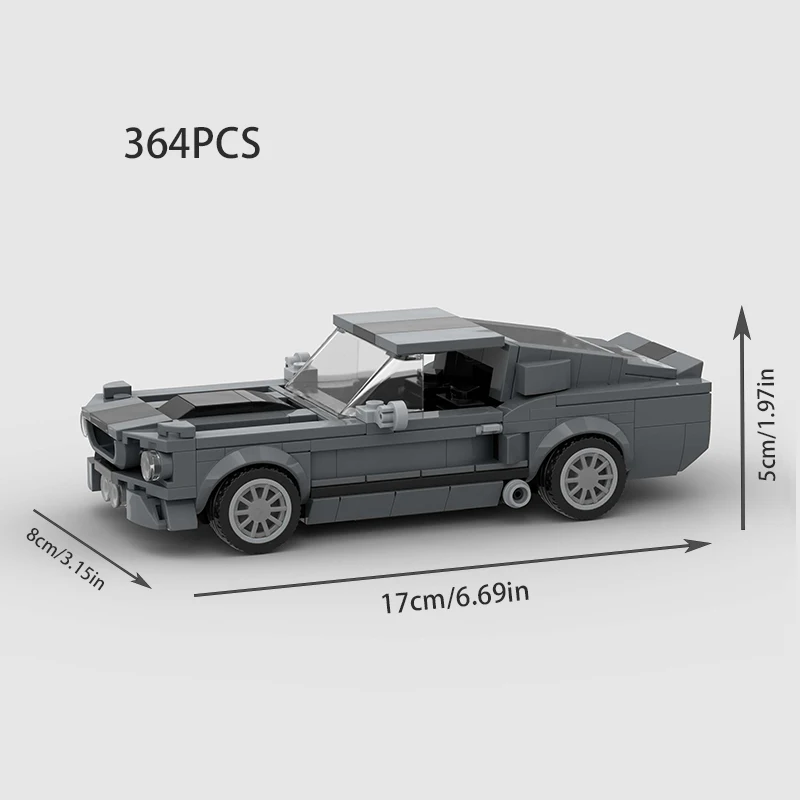 MOC GT500 Sports Supercar Buil - Victor Racket Jetspeed ulasan dan harga